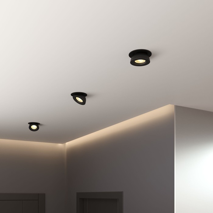 25080/LED 8W 4200К чёрный