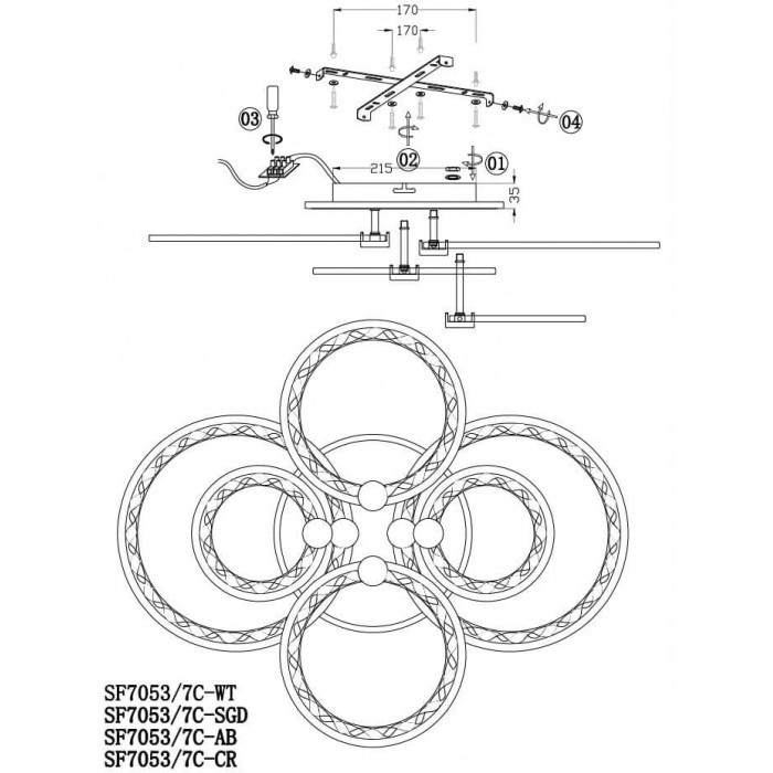 SF7053/7C-WT-BL