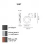 Puck Wall Art 5474 Grey Felt