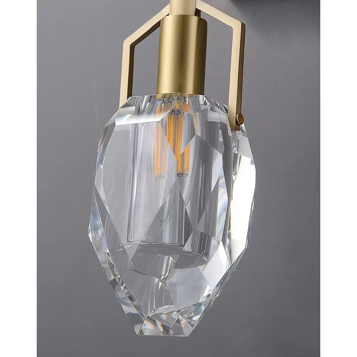 8960-1W brass/clear