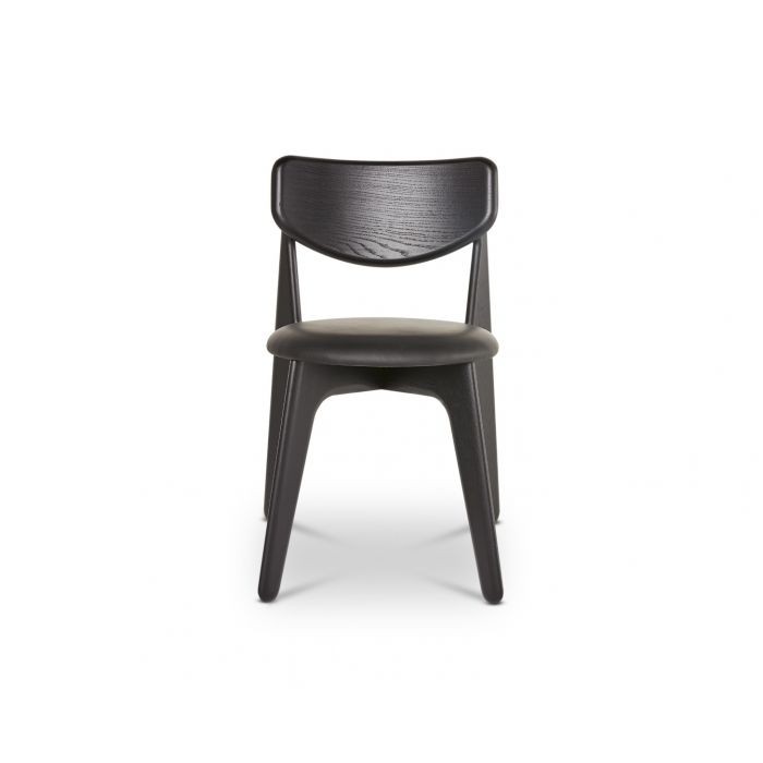 Slab Black Upholstered