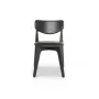 Slab Black Upholstered