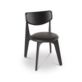 Slab Black Upholstered