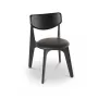 Slab Black Upholstered