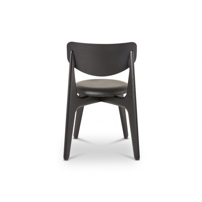 Slab Black Upholstered