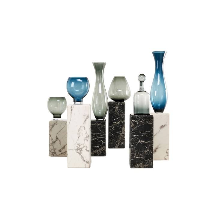 Pillar marble white S