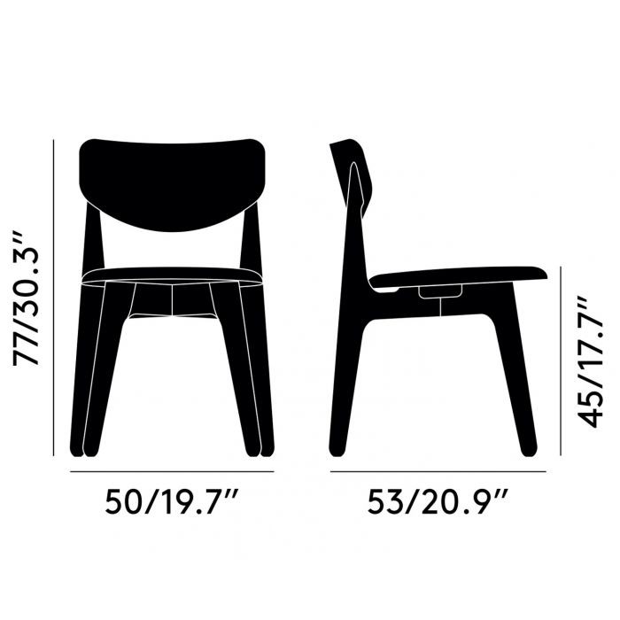 Slab Black Upholstered
