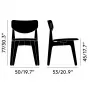 Slab Black Upholstered