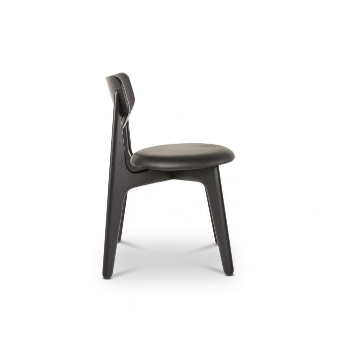 Slab Black Upholstered