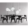 Slab Black Upholstered