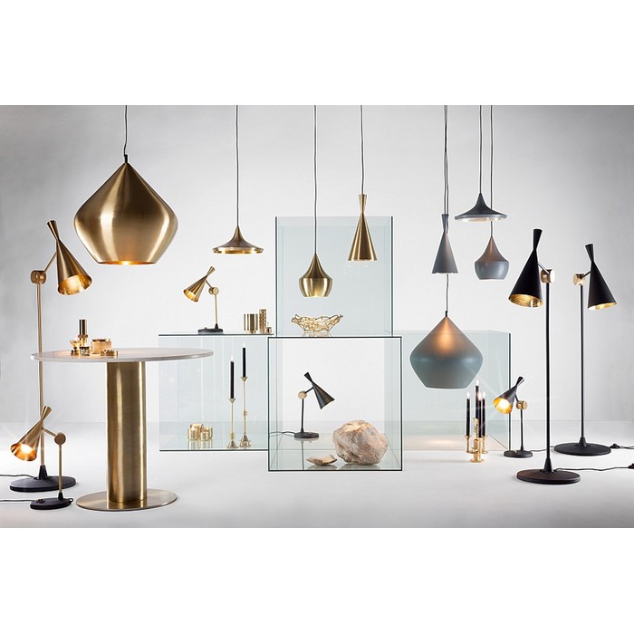 Beat Tall Brass LED