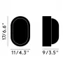 Obround Black