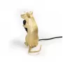 Mouse Lamp Sitting GOLD USB