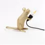 Mouse Lamp Sitting GOLD USB