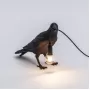 Bird Waiting Black