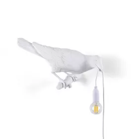 Bird Looking Right White