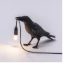 Bird Waiting Black