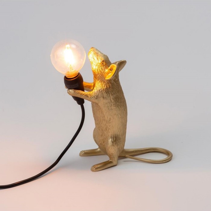 Mouse Lamp Standing GOLD USB