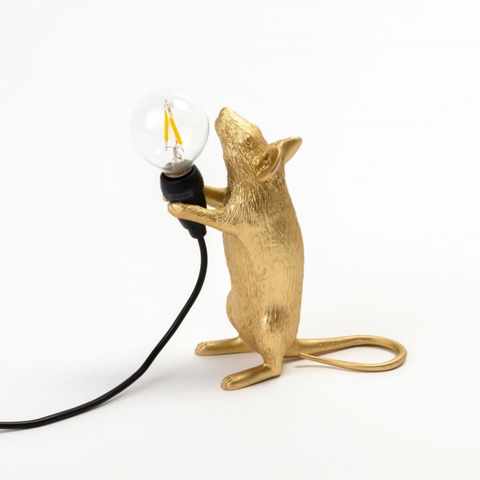 Mouse Lamp Standing GOLD USB