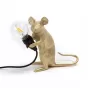 Mouse Lamp Sitting GOLD USB