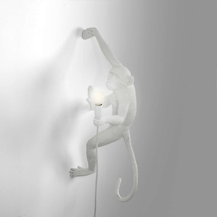 Monkey Lamp Outdoor Hanging Right