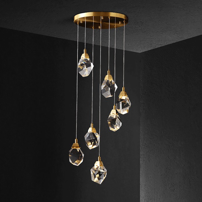 Crystal rock 7 gold
