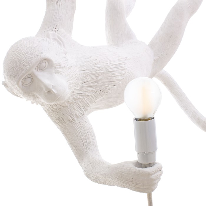 The Monkey Lamp Swing White