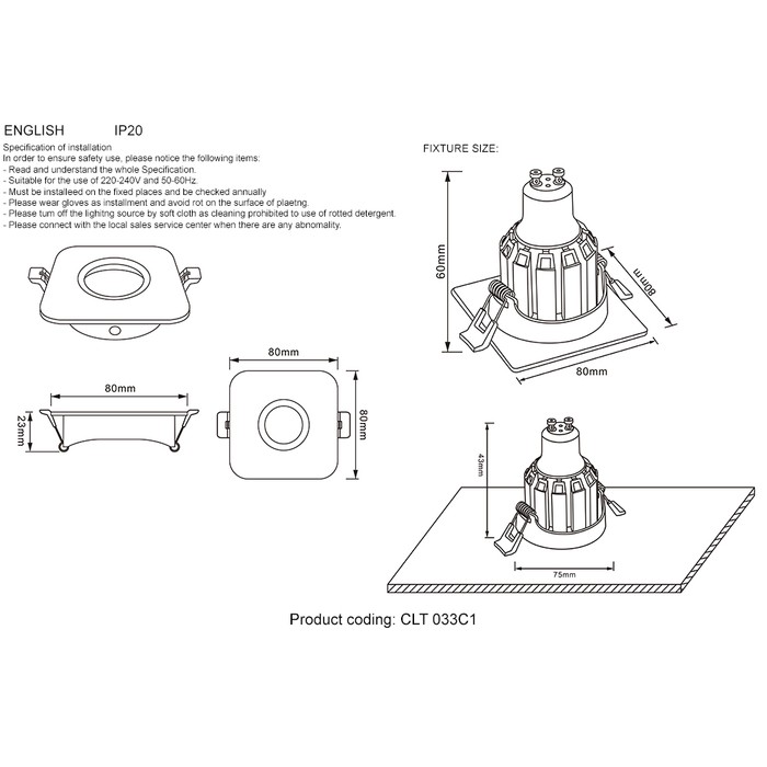 CLT 033C1 WH