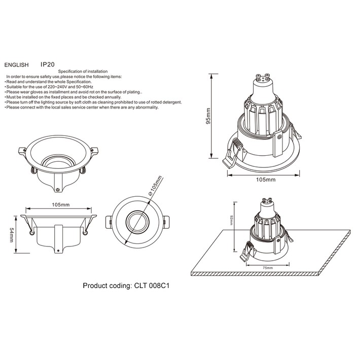CLT 008C1WH