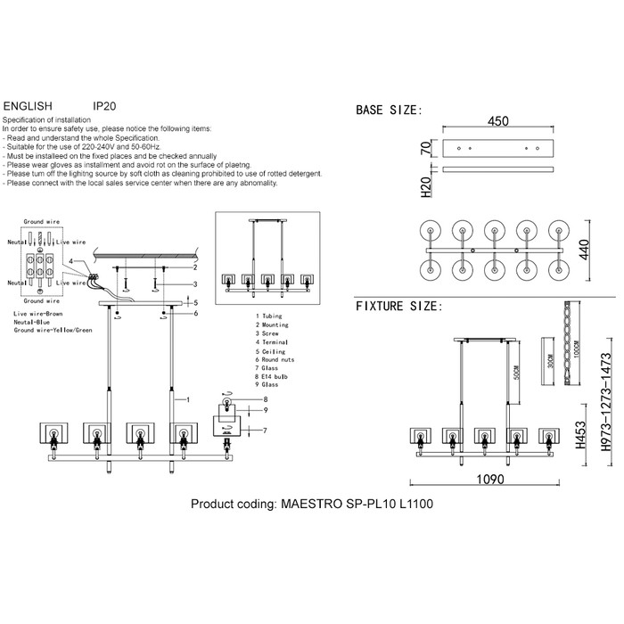 MAESTRO SP-PL10 L1100 GOLD