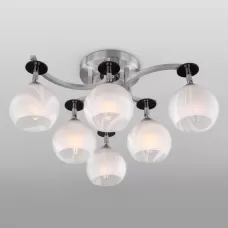 9643/6 серебро / белый