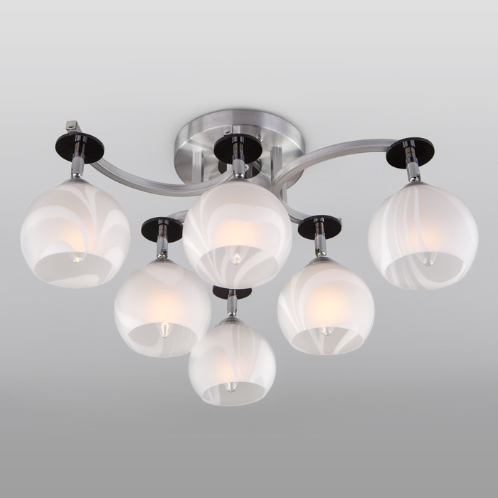 9643/6 серебро / белый