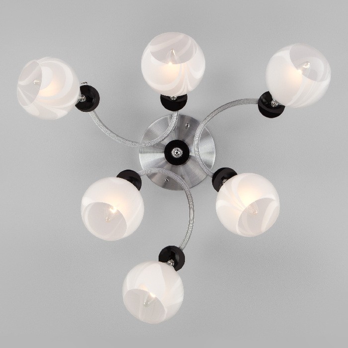 9643/6 серебро / белый