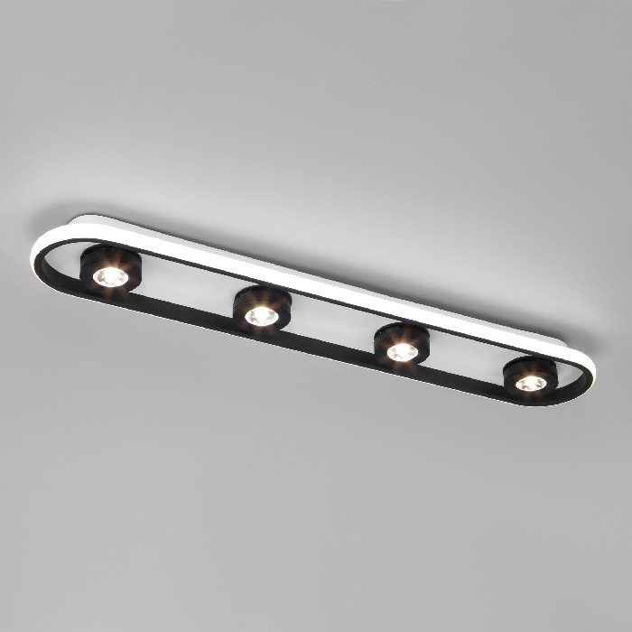 20123/4 LED белый / черный