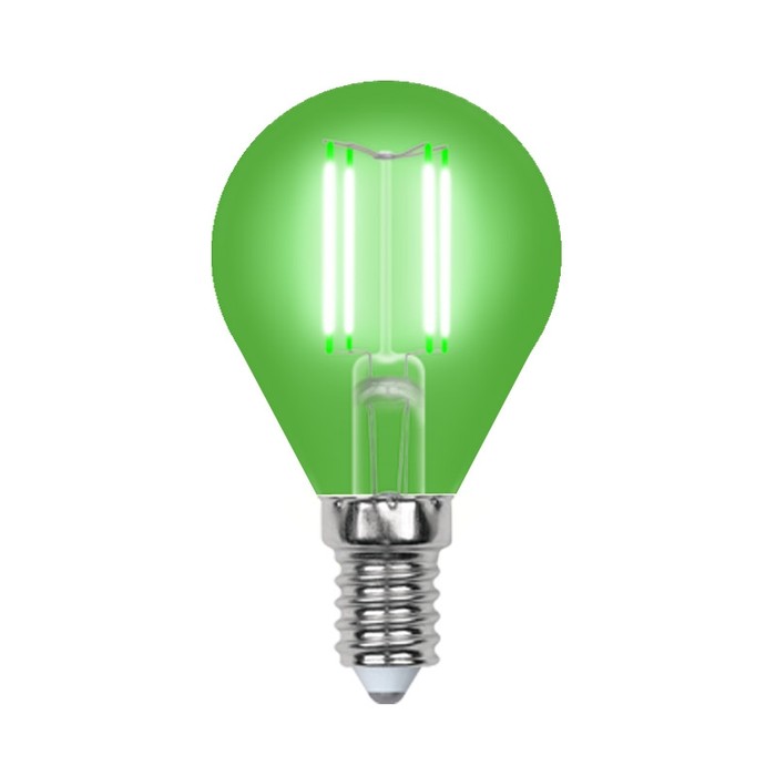 LED-G45-5W/GREEN/E14 GLA02GR картон
