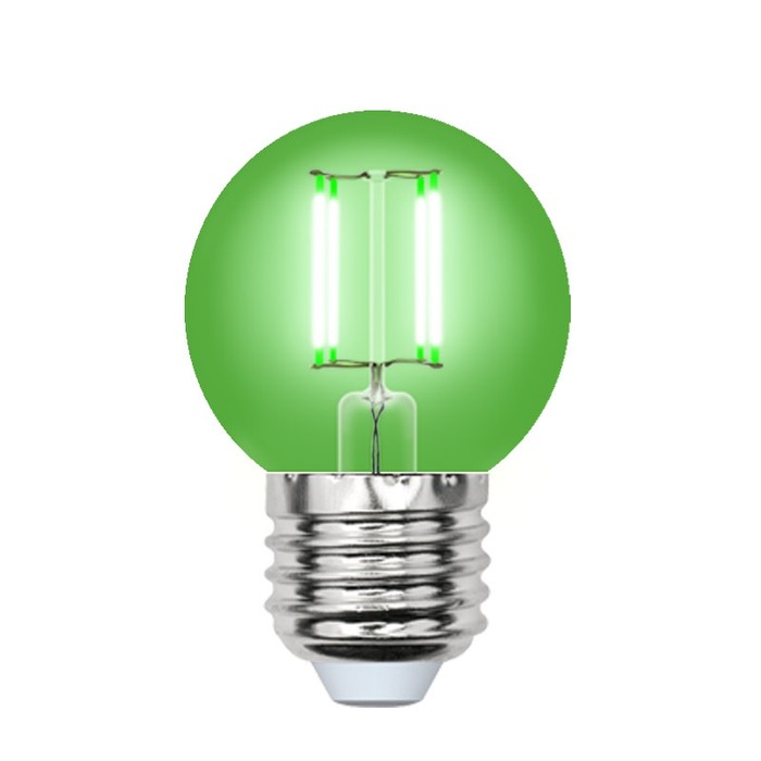 LED-G45-5W/GREEN/E27 GLA02GR картон