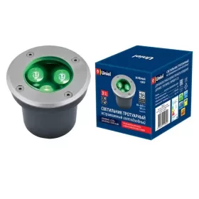 ULU-B10A-3W/GREEN IP67 GREY