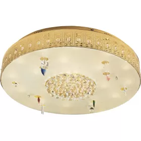 2464/25 gold plated+color crystal