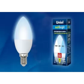 LED-C37-6W/NW/E14/FR/MB PLM11WH картон