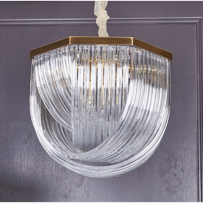 Murano L9 brass/clear