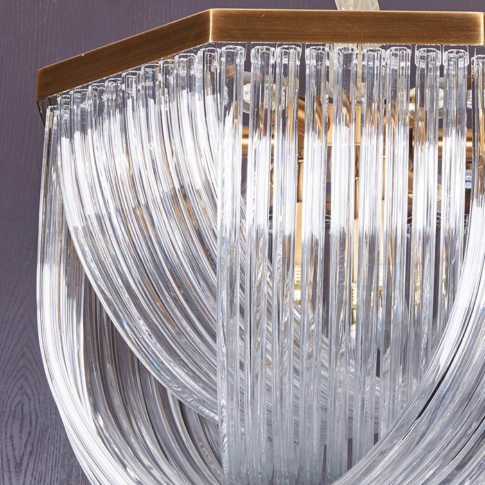 Murano L9 brass/clear