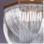 Murano L9 brass/clear
