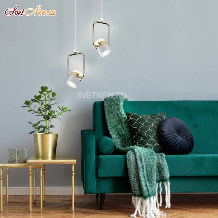 50165/1 LED золото / белый