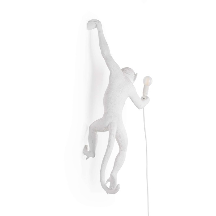 Monkey Lamp Outdoor Hanging Left