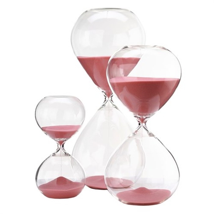 Sandglass ball L pink