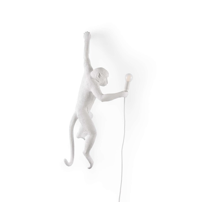Monkey Lamp Outdoor Hanging Left