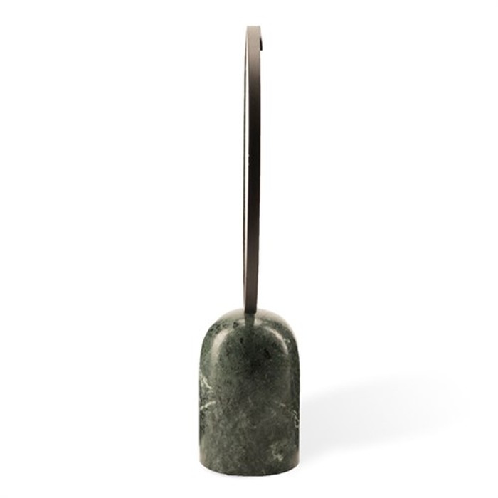 Round marble green