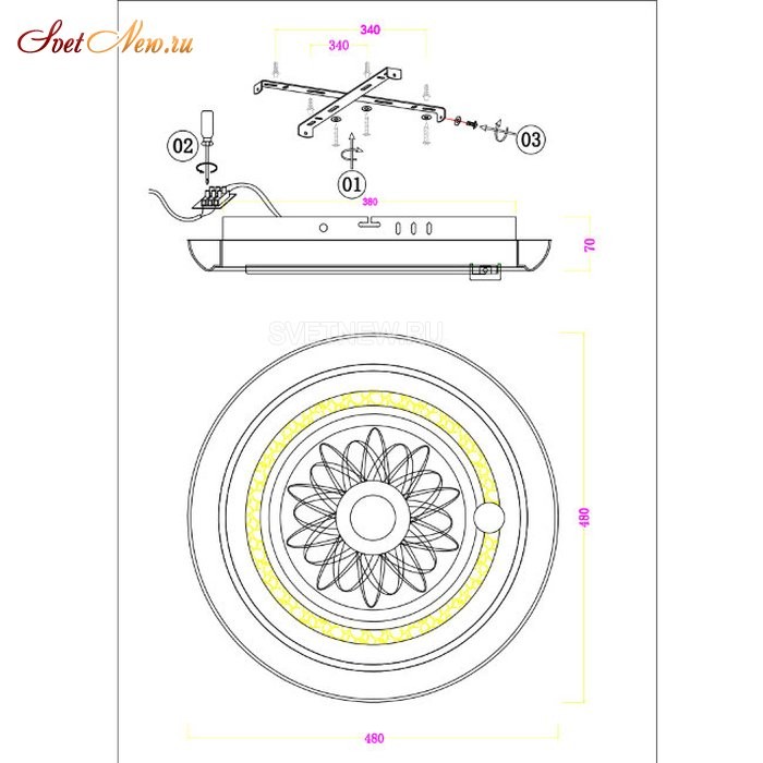 SF7028/1C-WT-BR