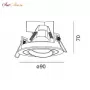 6030340 ECCO MAT CHROME