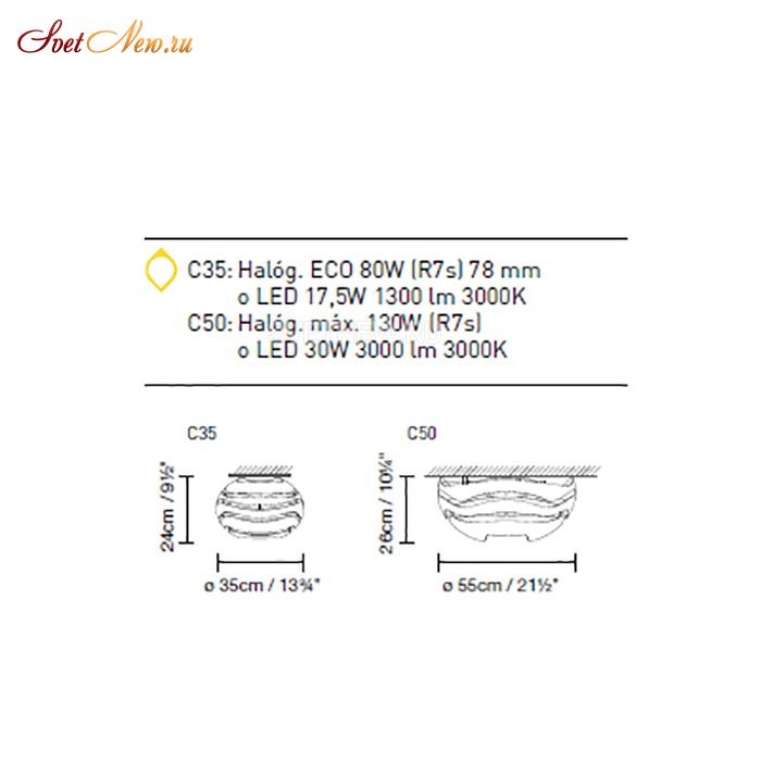 Tree Series C50 Led White-Gold